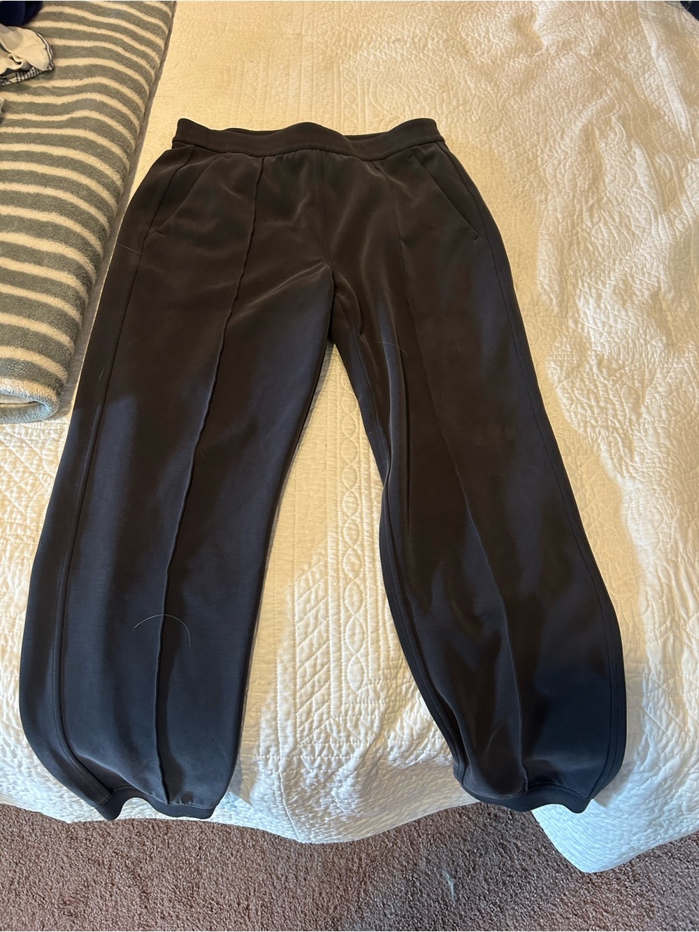 lululemon athletica black/gray softstreme joggers